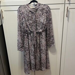 Elegant Floral Print Dress